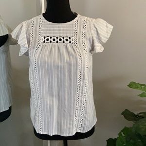 Lucky Brand XS Lightweight Cotton Blouse